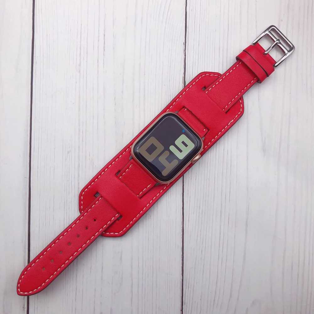 Bracelet Watch-Band Buckle-Cuff Leather Loop
