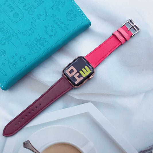 Bracelet Watch-Band  Buckle-Cuff Leather Loop
